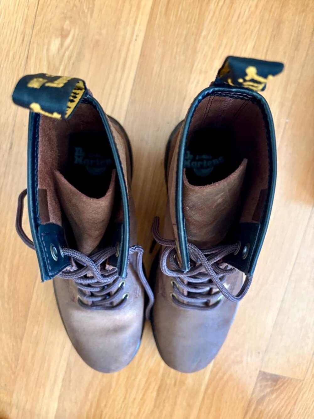 Dr. Martens Zavala Brown Suede Combat Boots - Size 8 - Picture 9 of 9